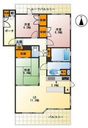 ルネステージ調布の物件間取画像